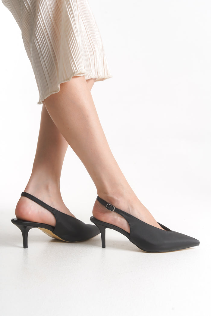 VESPERE VİRGİN TOPUKLU AYAKKABI 496-S SİYAH