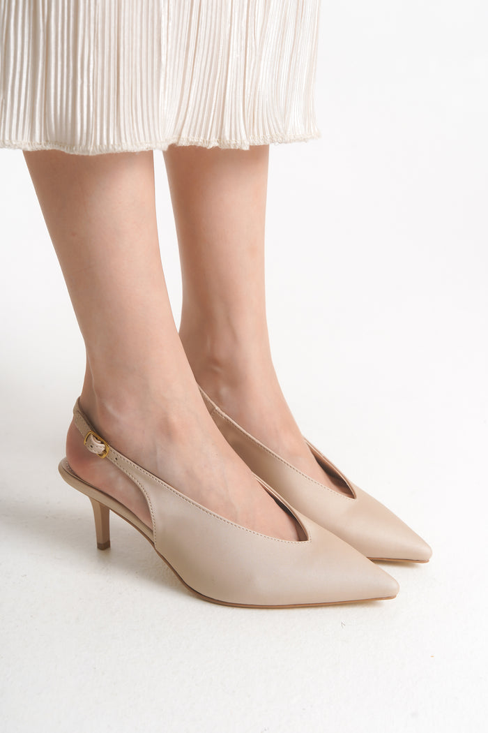 VESPERE VİRGİN TOPUKLU AYAKKABI 496-T TEN