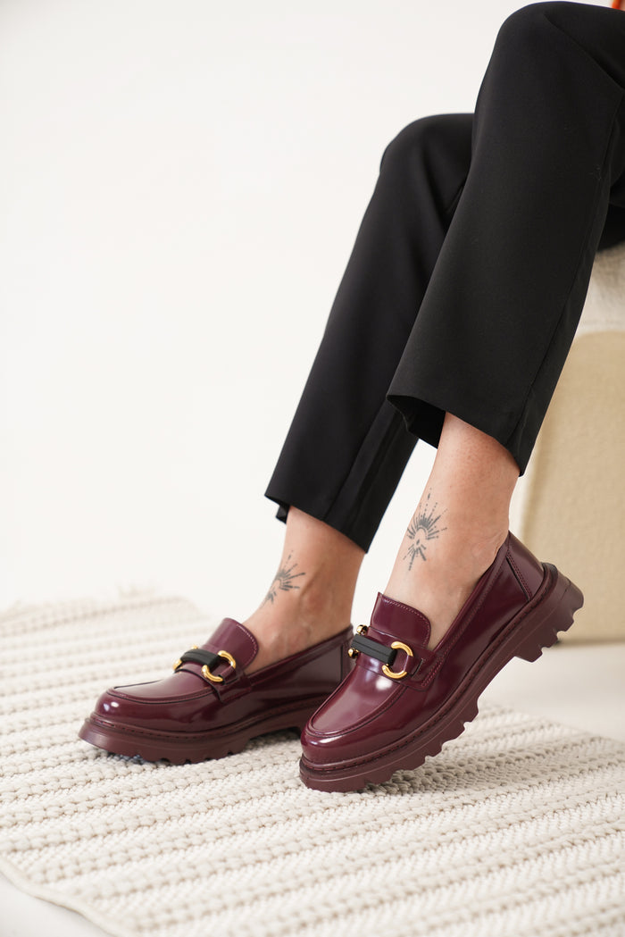 DORVİA TOKALI LOAFER 272-B BORDO
