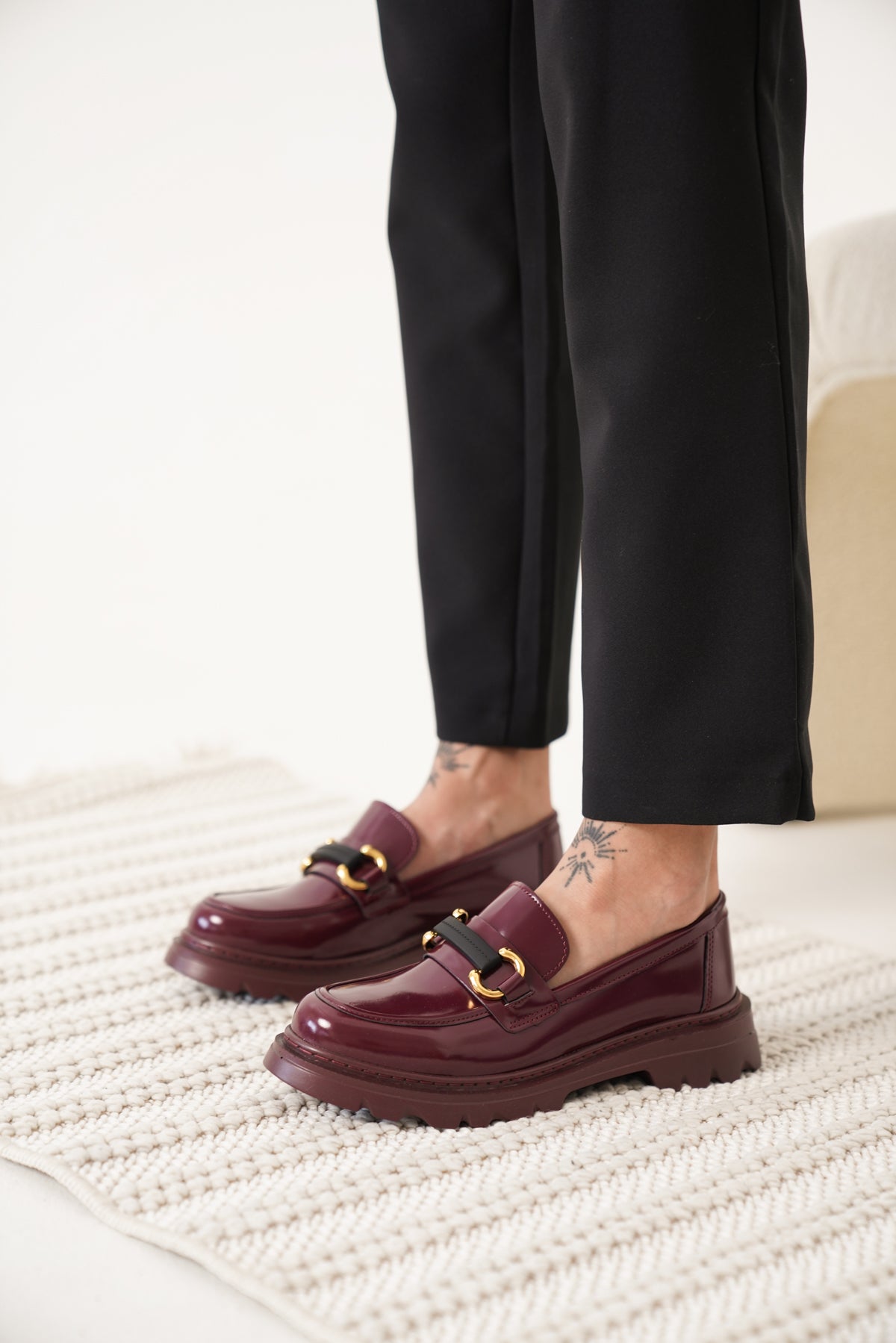 DORVİA TOKALI LOAFER 272-B BORDO