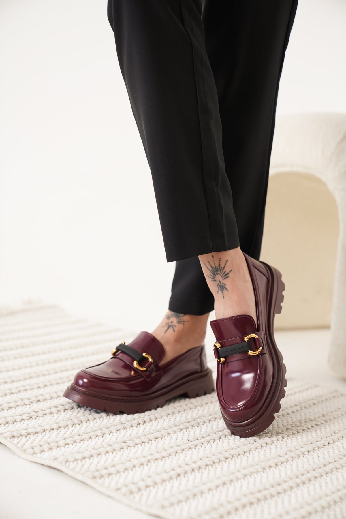 DORVİA TOKALI LOAFER 272-B BORDO