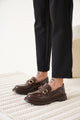 DORVİA TOKALI LOAFER 272-K KAHVE