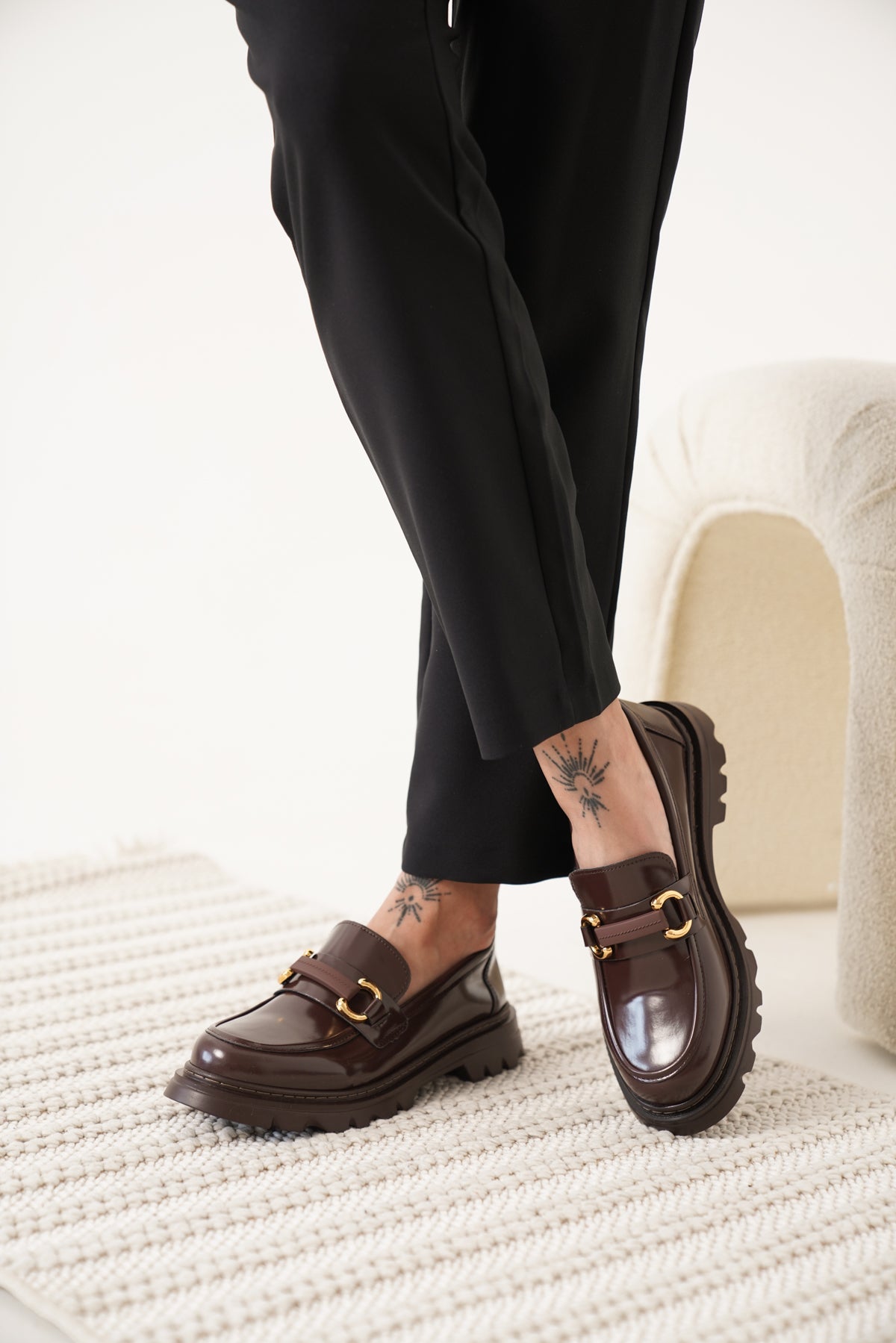 DORVİA TOKALI LOAFER 272-K KAHVE