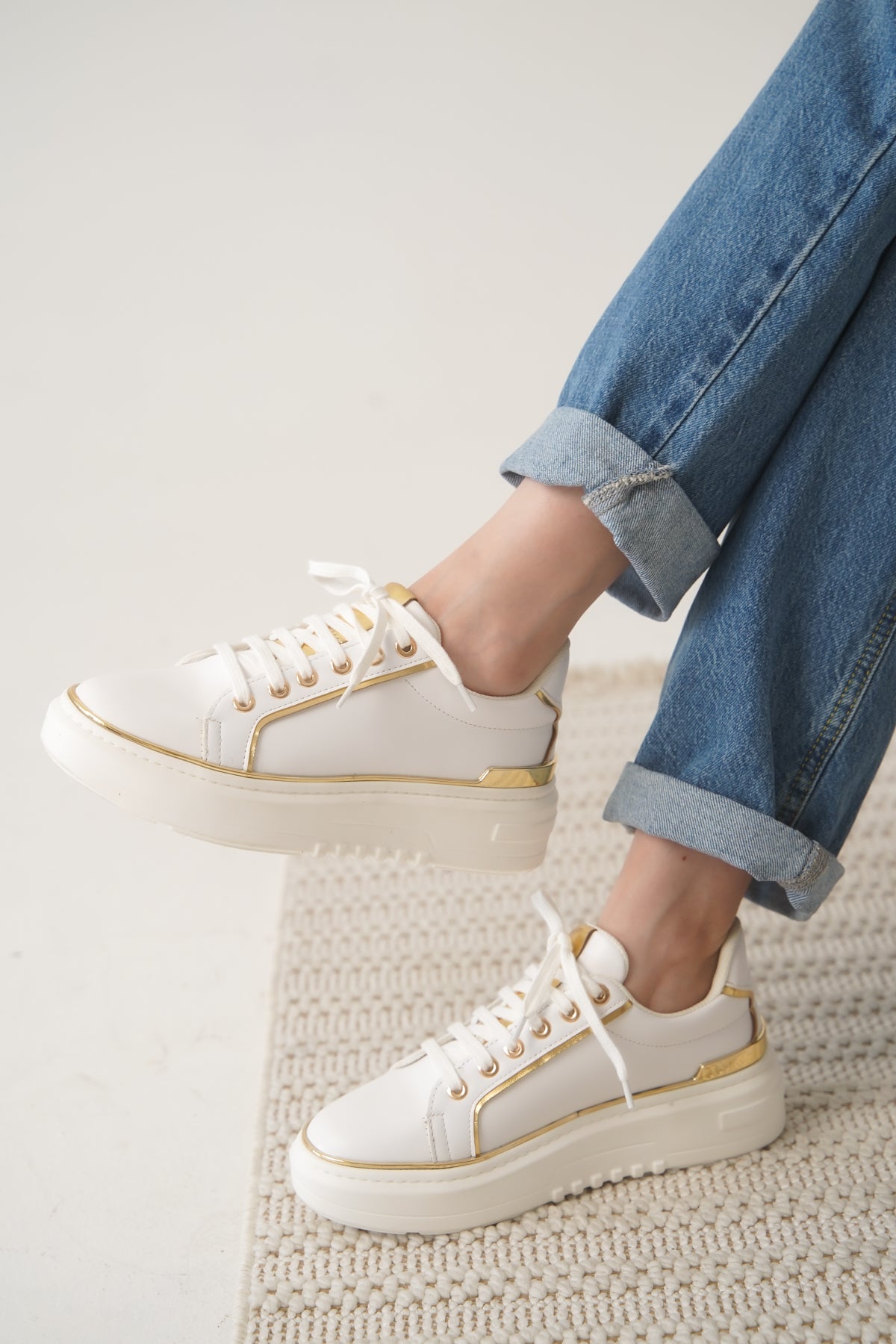 RUNARA SPOR AYAKKABI 6030-B BEYAZ