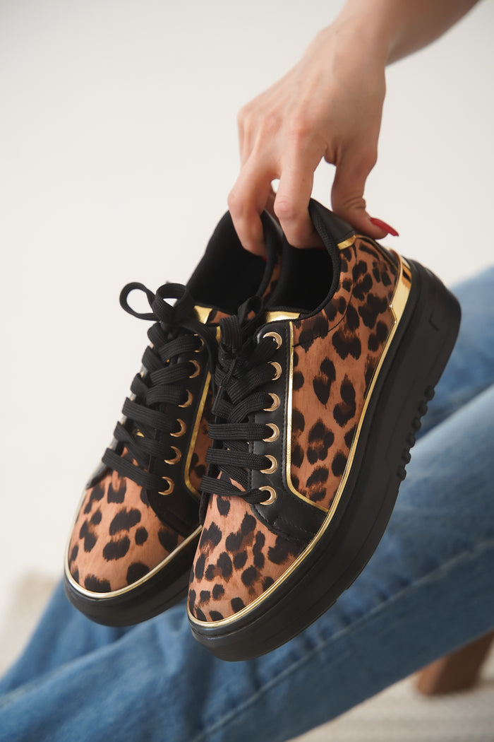 RUNARA SPOR AYAKKABI 6030-L LEOPAR