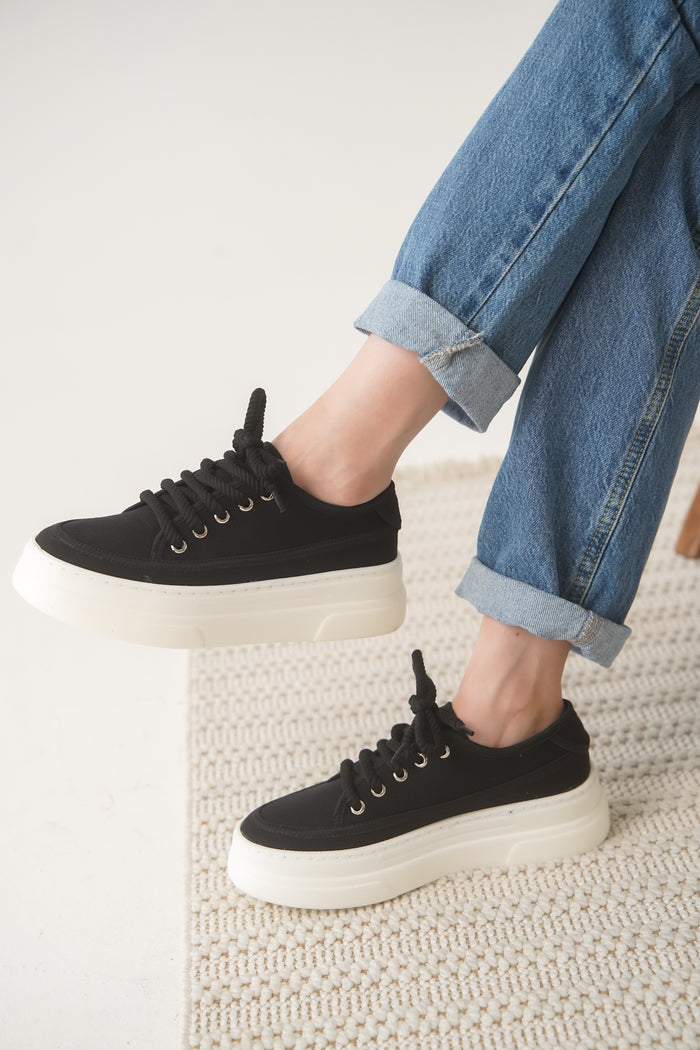 VEXA KETEN SPOR AYAKKABI 880-S SİYAH