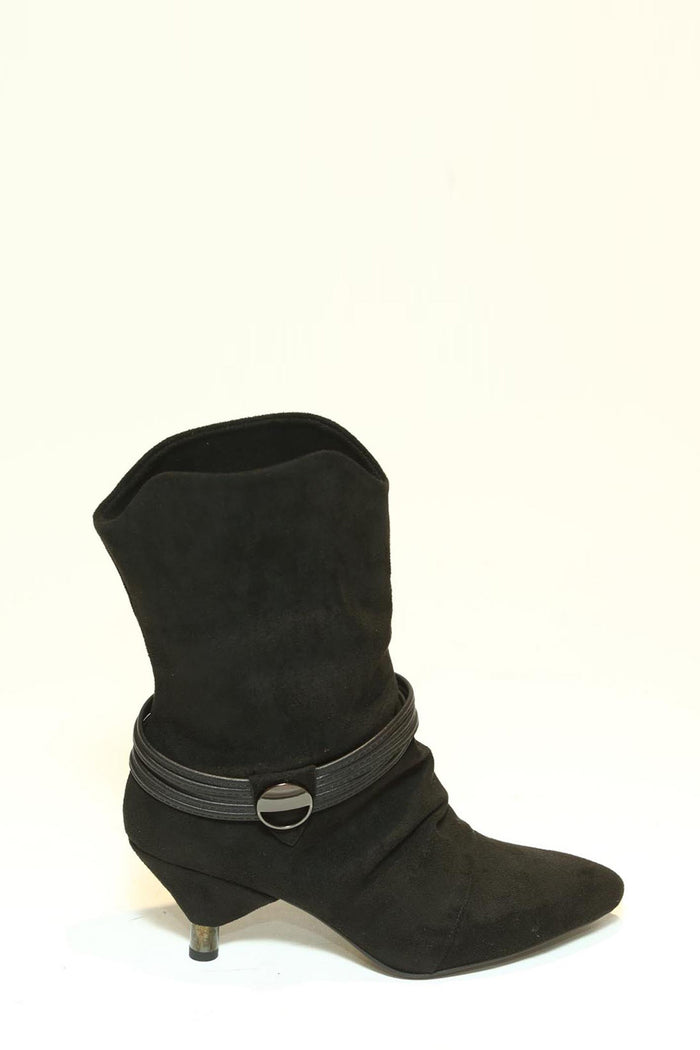 NORLYN BOT 223-SS SİYAH SÜET