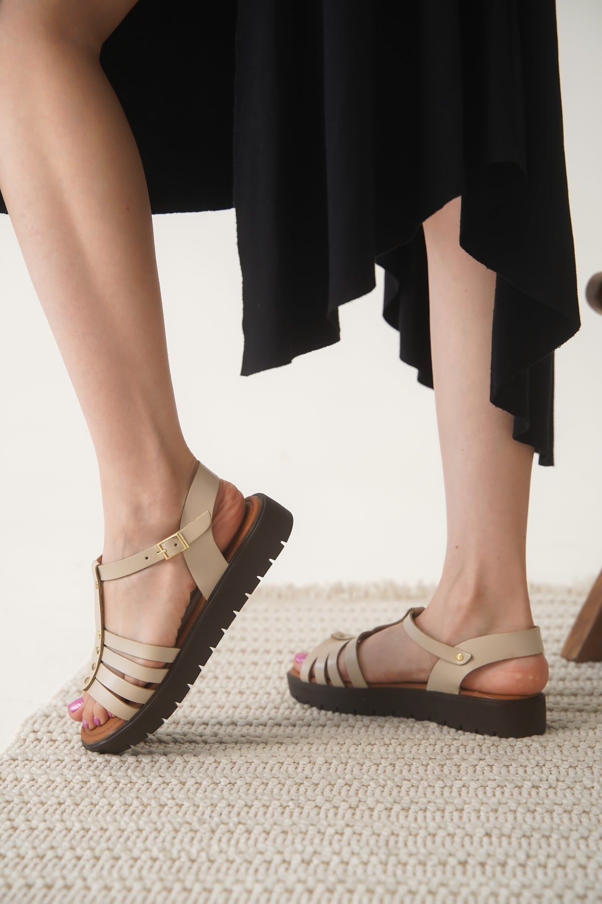 SERAVE SANDALET 307-B BEJ