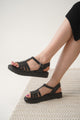 SERAVE SANDALET 307-S SİYAH