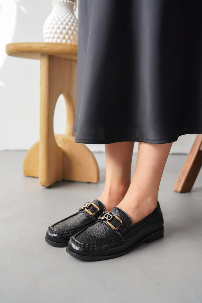 carin babet siyah kadın ayakkabı