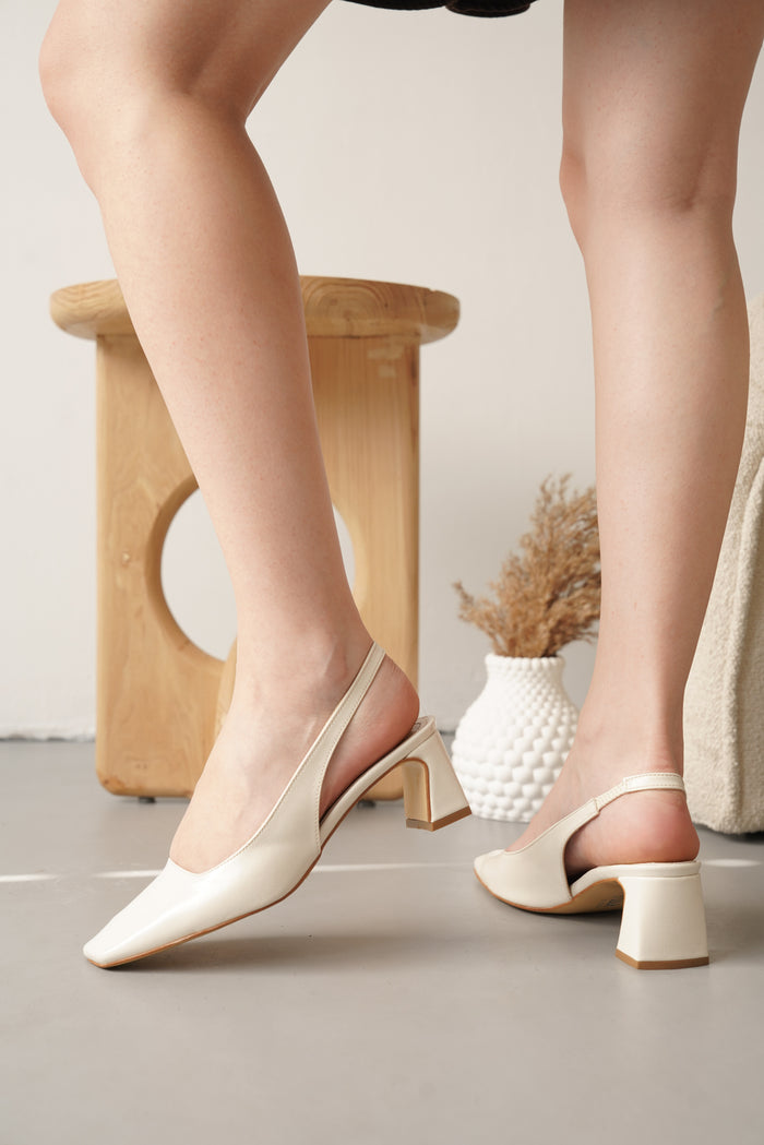 SOLVİA TOPUKLU AYAKKABI 805-T TEN