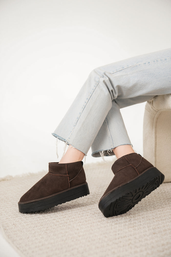 CHUNKY ULTRA MİNİ KALIN TABAN BOT-K KAHVE